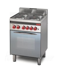 Gastro M 600 elektrisch fornuis en elektrische heteluchtoven 60/60 CFE