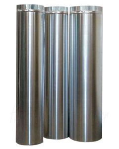 Aluminium ronde buis 400mm enkelwandig, 7218.0400