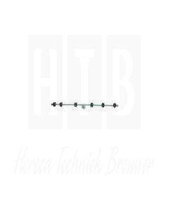 Naspoelarm L=510mm sproeiers 6 inbouw ø 11mm inbouwpositie boven/onder, ATA 9714