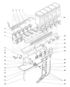 Grondstofbus met deksel FB5500, 35111200
