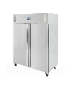 POLAR U-SERIE PROFESSIONELE 2-DEURS VRIEZER RVS 1300 LITER, U635