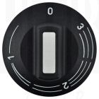 Knop voor energieregelaar stand 0-1-2- 3 Ø50mm as=Ø6×4,6mm, 524.054