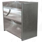 Aluminium verticale uitblaaskap, model 51, 280 x 250 x 400mm, 7216.0900