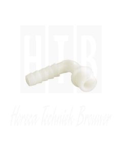Slangaansluiting kunststof haaks draad 3/8" slang ø 12mm vpe 1stuk, 0221310