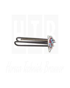 Verwarmingselement 2400 WATT 230 VOLT 50HZ, Lengte= 235mm 3-gatsflens aansluiting M5 pijp ø 8mm VC 2 LA 75mm H 35mm, 0303001