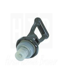 KRAAN NODRIP 1/2 BONNET ZWART COMPLEET, 9004032