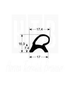 DEURRUBBER 6 1/1 585 X 395 MM ZANUSSI OVEN 055414