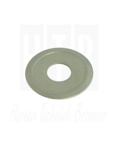 Schijf RVS voor wasarm ID ø 18,2mm AD ø 50mm, 0800030