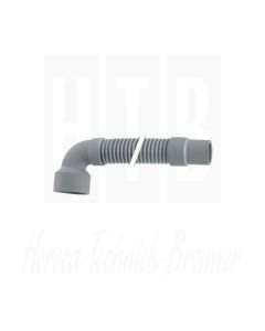 Afvoerslang DN25 Lengte=1500mm recht ø binnen 25mm recht ø buiten 30mm haaks ø binnen 40mm, 0900027