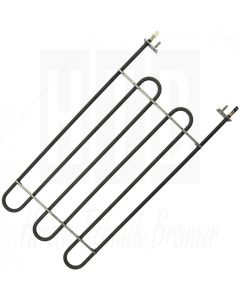 Grill-element 700 Watt, 230 Volt 50HZ,,Lengte=395 B=198,5mm. steekaansluiting, 20.21719.000
