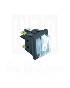 SCHAKELAAR 1 POLIG + INDICATIELAMP 230V AC 30X22MM, 2578600