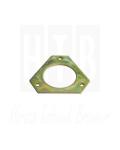 Driegatsflens LA 70,5mm BiD ø 53,5mm gaten ø 6,5mm, 30001024