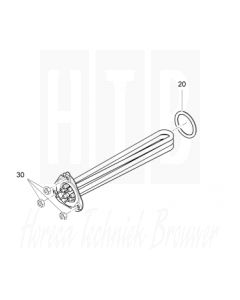 WINTERHALTER Verwarmingselement  gehoekt 2,6kW, 3103227