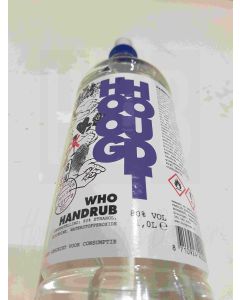 HOOGHOUDT 1 LITER WHO-handrub 80%, Handrub, desinfectiemiddel, hand sanitizer, 40006
