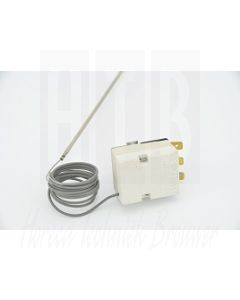 EGO Thermostaat 71°-300°C 1-polig wisselcontact voeler 95/Ø4mm. capilair 1450/1350mm. 55.13254.040
