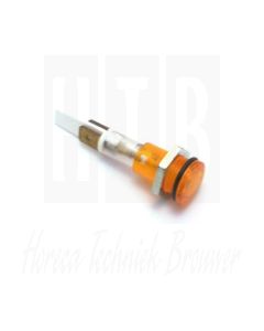 CONTROLELAMP GEEL230V Ø 13 MM - 120 ° AANSLUITING 6.3, 58631