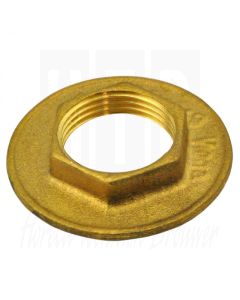 ECHTERMANN zeskantige moer met flens 3/4″ D2=49mm messing, 6546.30-3