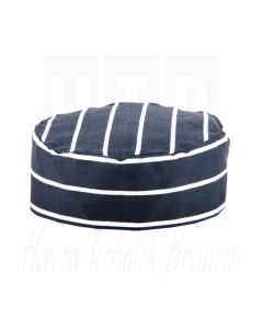 Whites skull cap blauw/witte streep