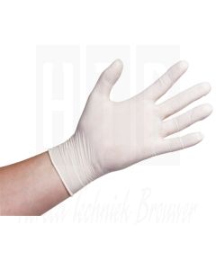 Latex handsch. dispos. per 100