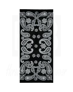 Buff hoofddoek cashmere zwart
