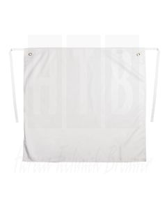 Extra lange sloof, polyester/katoen met met messing ogen, 90x90cm