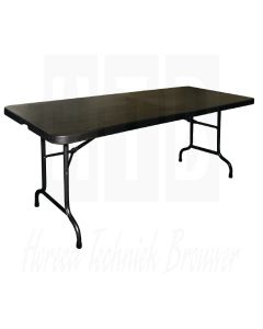 Bolero inklapbare buffettafel 183cm zwart