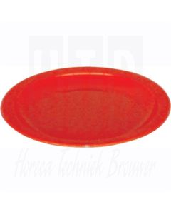 Kristallon bord 23cm rood