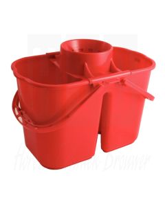 Kleurcode dubbele mopemmer rood