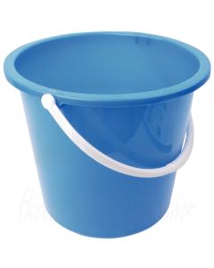 Kunststof emmer 10 ltr. blauw