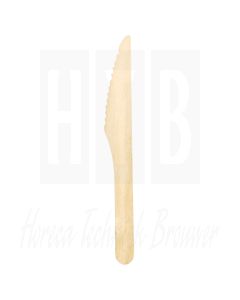 Houten bestek mes 16 cm (Box 100)
