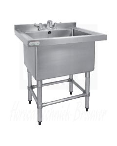 Vogue diepe RVS spoelbak 77x60cm CE141
