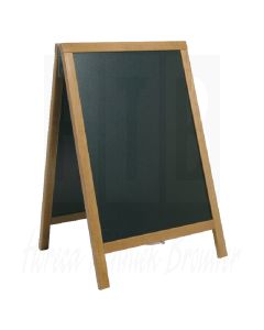 Securit stoepbord Teak 55x85cm