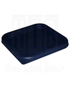 Vogue Deksel vierkant 10-15ltr. blauw