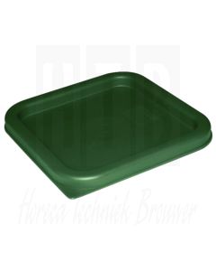 Vogue Deksel vierkant 10-15ltr. groen