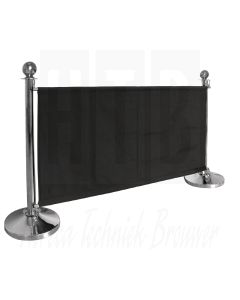 Bolero canvas afzetdoek zwart