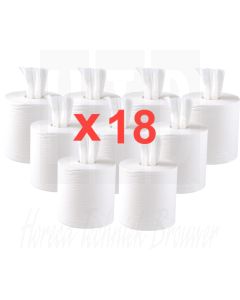 Jantex wit Centre Feed, 2-laags (Box 18)