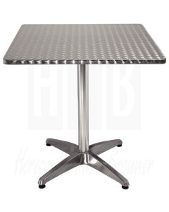 Bolero bistrotafel 70x70cm rvs blad