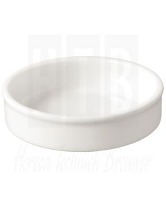 Olympia stapelbaar schaaltje wit, 134x30mm (Box 6)