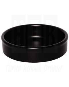 Olympia stapelbaar schaaltje mat zwart, 102x20mm (Box 6)