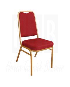 Bolero banketstoel met rechte rug, rood (Box 4)
