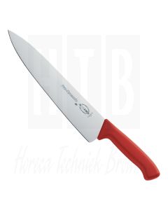 Dick koksmes 26cm kleurcode rood