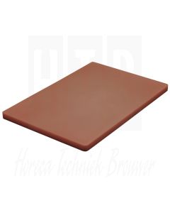 Hygiplas Snijplank 45x30x2cm bruin (lichte kwaliteit)