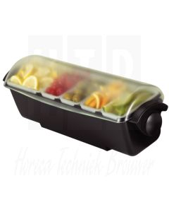 San Jamar garneercenter, 5 compartmenten