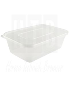 Plastic magnetronbakken, 65cl (Box 250)