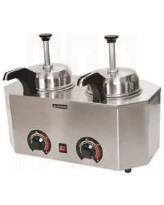 JM pompdispenser dubbelvoudig 2x0,9ltr
