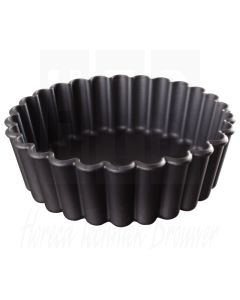 Matfer mini taartbakvorm geribbeld, 100mm (Box 12)