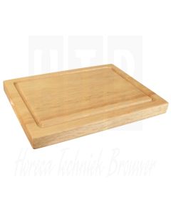 Olympia steakplank zonder groef, hevea, 26x19cm