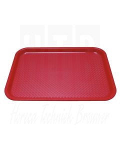 Kristallon dienblad, rood, 34,5x26,5cm