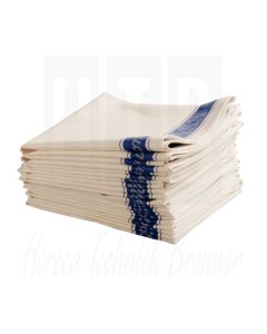 Glasdoek blauw