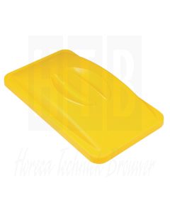 Rubbermaid Slim Jim deksel geel